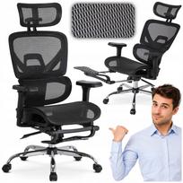 Biuro kėdė CAIRO, juoda, ergonomiška, kompiuterio stalui, su pasukama funkcija