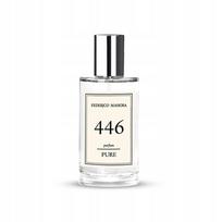 Moteriški kvepalai FM 446 Pure 20% 50ml, gėlių, bergamočių, jazminų, rožių, muskuso aromato