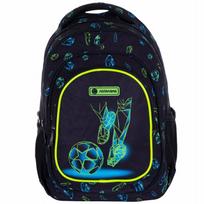 Mokyklinė kuprinė 27L Astrabag Football Motion, 3 skyriai, berniukams, 4-8 klasė