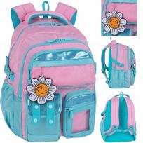 Mokyklinė kuprinė CoolPack SULLY BLUE PASTEL mergaitėms