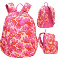 Mokyklinė kuprinė 3 skyrių RIDES FLORAL ROSA CoolPack 27 l