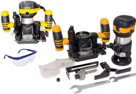 Kraštų frezavimo staklės CRAMP CR-RT0702 710W 6/8 mm su akiniais