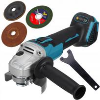 Kampinis šlifuoklis 125mm 860W brushless su diskais ir raktu