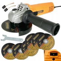 Kampinis šlifuoklis Riwall Diax 125 mm 2000W su greičio reguliavimu ir 6 diskais