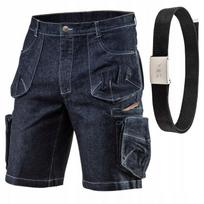 Vyriški darbo šortai su diržu NEO DENIM Stretch