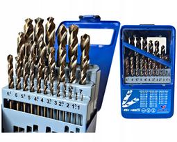 Grąžtų rinkinys metalui SELTEK HSS-Co 1–13 mm, 25 vnt.