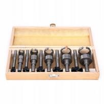 Medienos grąžtų ir frezų rinkinys 10 vnt. 15-35 mm KD979