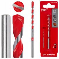 Betonui skirtas grąžtas 4 x 45/90 mm 1 vnt Milwaukee Premium cilindrinis