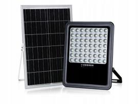 LED prožektorius Germina 300W 2000lm 5000K IP65 su nuotolinio valdymo pultu, saulės energija