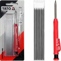 Dailidžių pieštukas YATO su automatine galąstuve ir 6 HB šerdelėmis