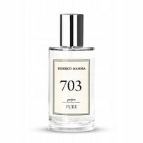 Moteriški kvepalai PURE 703 50 ml, medžio, citrinos, vandens lelijos, bijūnų ir muskuso aromato