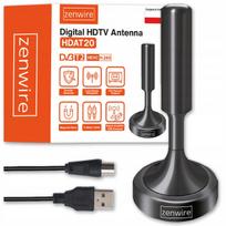 Kambarinė TV antena DVBT2 HEVC H.265, 5 m