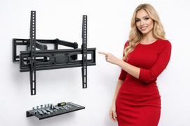Sukiojamas TV laikiklis, tinka 70 colių, 600x400 VESA, iki 50 kg