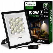 Lauko halogeninis LED prožektorius 100W, atsparus vandeniui, SLIM