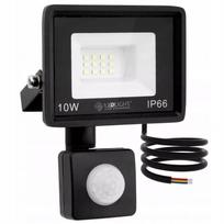 Halogeninis LED prožektorius su judesio jutikliu, baltas, šaltai baltas, IP66, 10W