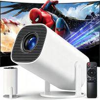 Mini projektorius 720P Android 12 WiFi 5G Bluetooth 5.0, 180° pasukamas, HDMI, USB