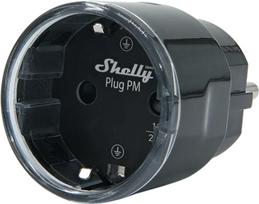 Shelly Plug PM Gen3 Matter 13A smart socket, black
