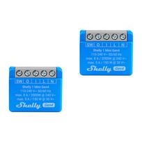 Set of 2 Shelly 1 Mini Gen4 Zigbee/Matter Controllers