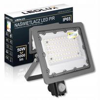 LED halogeninis 50W prožektorius su lauko judesio jutikliu ir sutemų davikliu