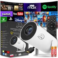 Projektorius Heelly 4K Android TV, WiFi, Full HD, nešiojamas, su garsiakalbiu
