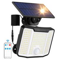 Lauko LED saulės gatvės lempa su fasado jutikliu IP44