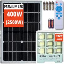 Saulės LED gatvės lempa 400W su nuotolinio valdymo pultu