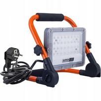 LED halogeninis statybinis šviestuvas 50W 5500lm su laikikliu, 230V, su laidu ir kištuku