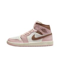 Air Jordan 1 Mid Neapolitan Moteriški sportbačiai Rožiniai Rožiniai-Oksfordo Balti BQ6472-620 36.5 brown