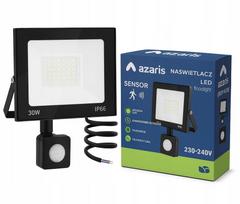 LED fasado šviestuvas 30W su judesio jutikliu, IP65