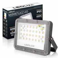 LED lauko prožektorius 50W 5000lm, atsparus vandeniui, plonas