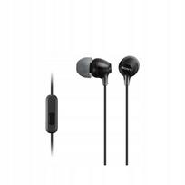 Ausinės su mikrofonu SONY MDR-EX15AP, juodos
