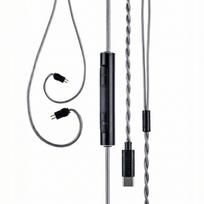 USB-C ausinių laidas Moondrop CDSP su 2 pin valdymu ir mikrofonu