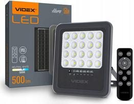 LED prožektorius su saulės baterija SOLAR IP65 +PILOT VIDEX 500lm 5000mAh