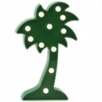 Dekoratyvinė lempa Coconuts Tree palm tree su žalia LED pašvietimu