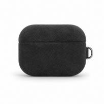 Odinis AirPods Pro 2 dėklas su juodu pakabuku