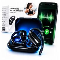 Belaidės Bluetooth 5.3 į ausis įstatomos ausinės USB-C sportui su LED EDR TWS