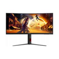 Monitorius 2x AOC CU34G4 34" Fast VA UWQHD 21:9 180 Hz 1 ms 3440 x 1440