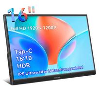 Nešiojamas monitorius XYZ Model123 16" Full HD IPS HDMI USB-C HDR
