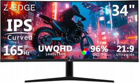 Monitorius Z-Edge 34" lenktas 3440x1440 165Hz 1ms IPS G-Sync 21:9