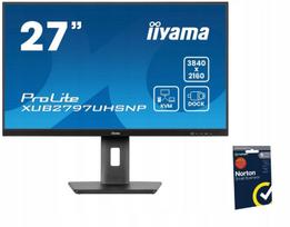 Monitorius iiyama ProLite XUB2797UHSNP-B1, 27", 4K, IPS, 60Hz, 4ms