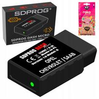DPF filtro užsikimšimo monitorius SDPROG Dash Micro OBD2 Opel Antara