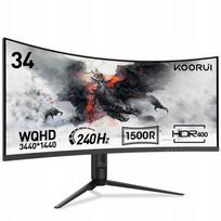 Žaidimų monitorius HKC KOORUI G3441XC 34" ultrapanoraminis 3440×1440