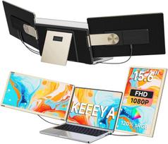 Nešiojamas monitorius KEFEYA 15,6" FHD IPS USB-C/HDMI, tinka 13–17,3" nešiojamiesiems kompiuteriams