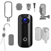 Mini sportinė kamera SJCAM C100 1080P juoda, atspari vandeniui, WIFI, vlogui, 2 vnt.