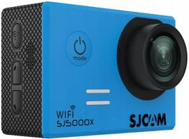 Sportinė kamera SJCAM SJ5000X BLUE WIFI 4K UHD su priedais, 2 vnt.