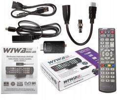 DVB-T2 imtuvas WIWA H.265 MINI LED antžeminei televizijai