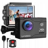 Sportinė kamera 4K 60FPS, atspari vandeniui 40 m, WiFi, su priedais, 2 x 1200mAh baterijos