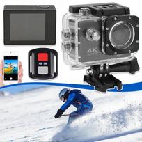 Povandeninė sporto kamera 4K, atspari vandeniui, su stabilizatoriumi, 170° platus kampas