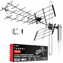 Kryptinė VHF UHF DVB-T2 COMBO MUX-8 LTE TV antena