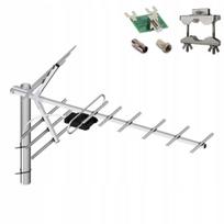 Kryptinė TV antena Dipol 16/21-48 DVB-T2 UHF LTE700 su simetratoriumi 12dBi
